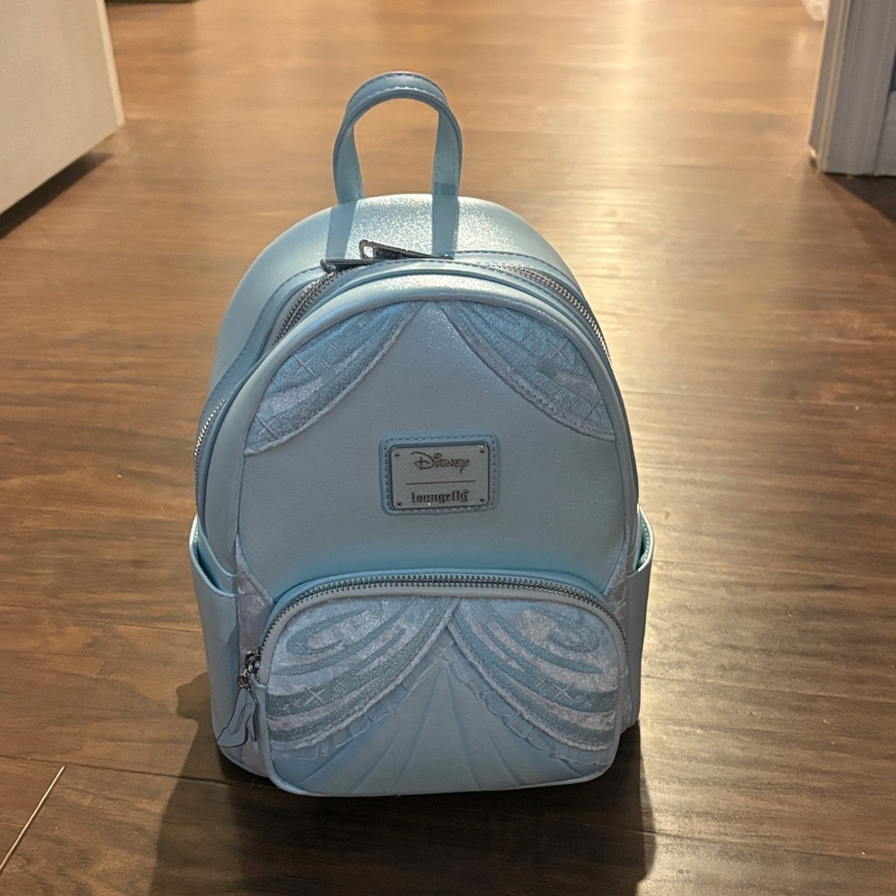 Disney Cinderella Loungefly Blue Backpack